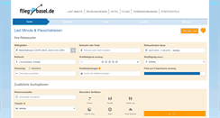 Desktop Screenshot of lastminute.flieg-ab-basel.de